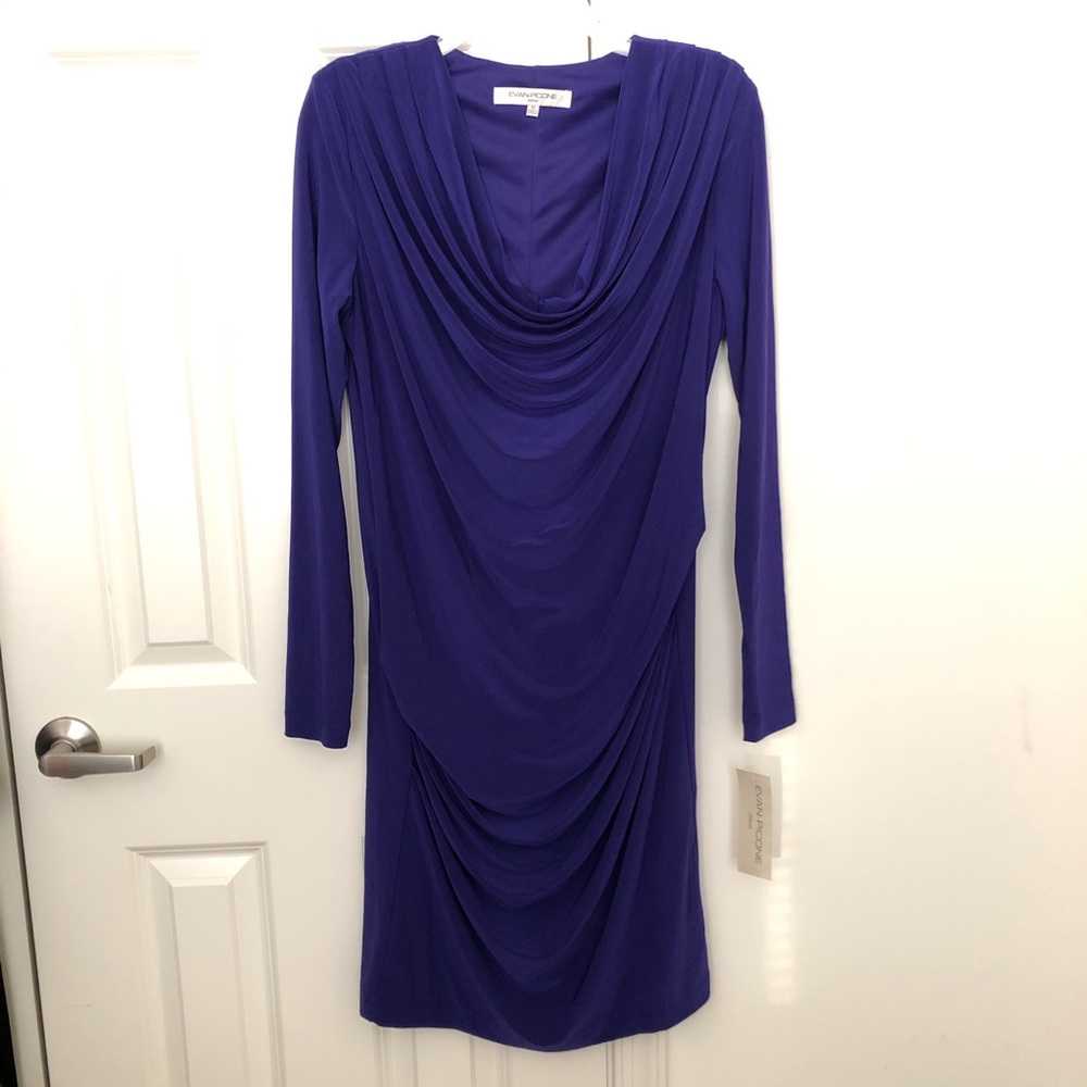 Evan-Picone Ruched Dress